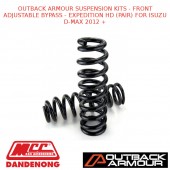 OUTBACK ARMOUR SUSPENSION KITS FRONT ADJ BYPASS-EXPD HD PAIR FIT ISUZU D-MAX 12+
